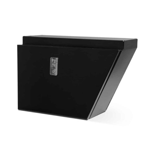 Ute Underbody Box with Full Door (Ripple Black) - Driver Side - Without Tie Rails