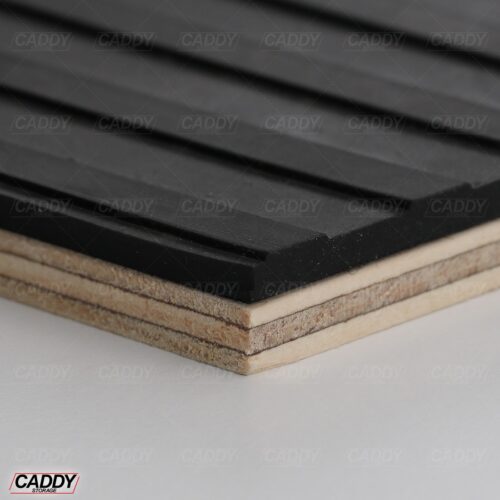 Peugeot Expert LWB (2019+) 9mm Plywood Floor With Bonded 5mm Ribbed Rubber Floor