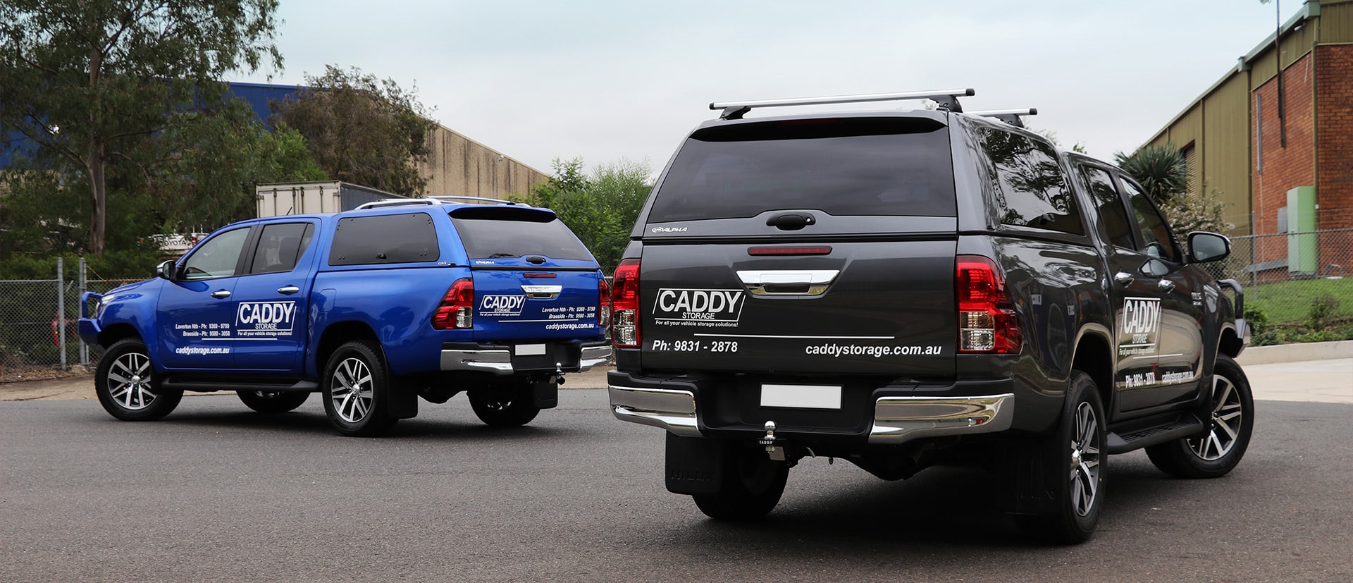 Ute canopies Caddy Storage