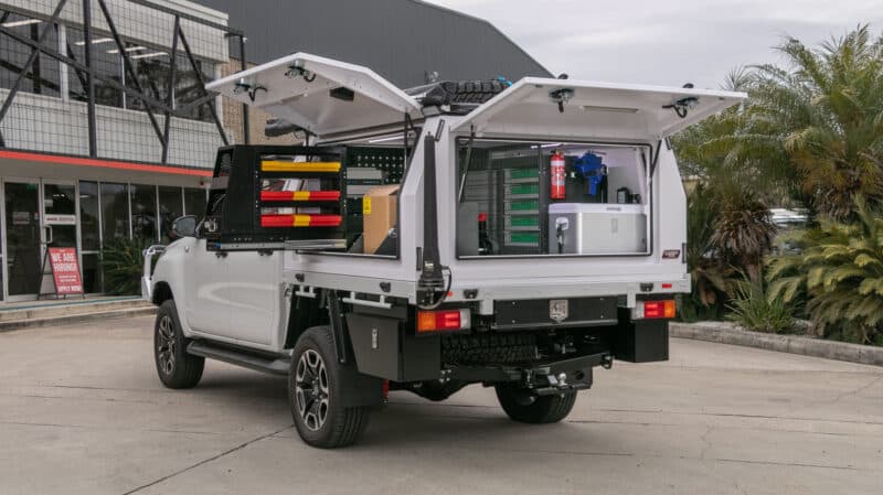 Toyota Hilux Dual cab specialised fit out for bash to bash charity event