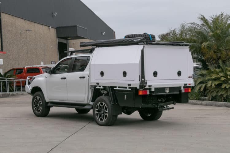Toyota Hilux Dual cab specialised fit out for bash to bash charity event