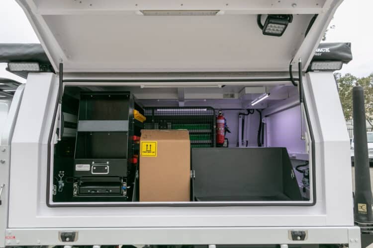 Toyota Hilux Dual cab specialised fit out for bash to bash charity event